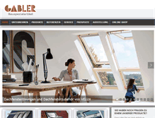 Tablet Screenshot of gabler-bayreuth.de